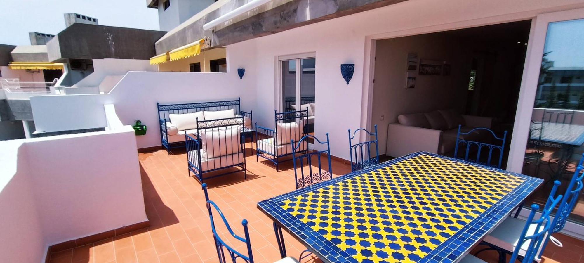 Blue & Yellow Penthouse With Terrace At Balaia Mar Албуфейра Экстерьер фото